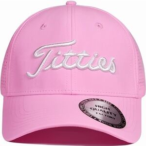Bamveio Funny Tittiess Golf Hats Trucker for Men Women